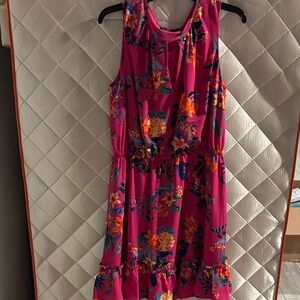 INC International Concepts Pink and Blue Dress